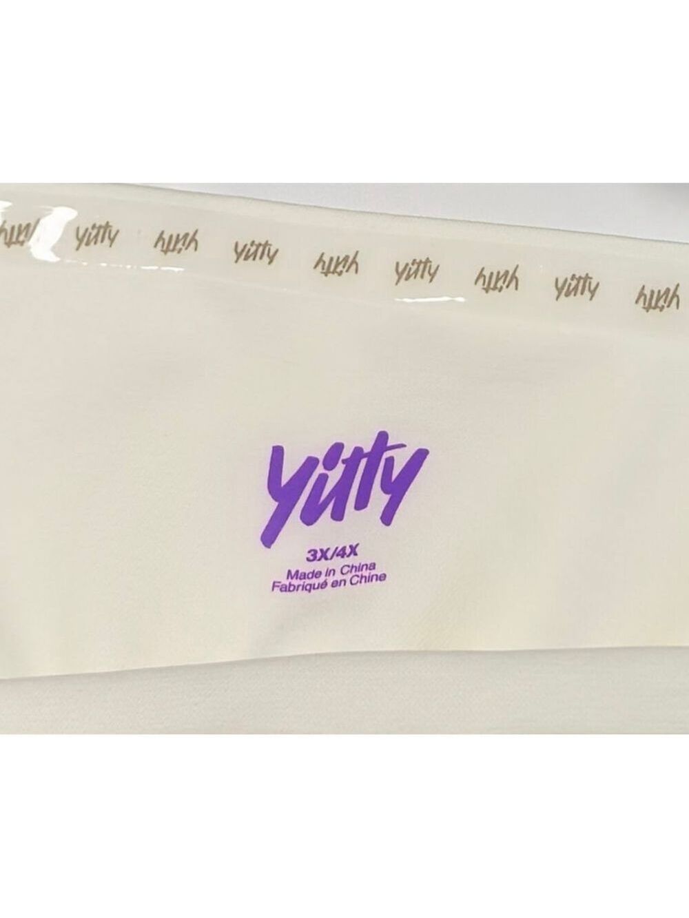 Yitty by Fabletics Seamless High Waist Brief Cream 3X 4X - Picture 3 of 3